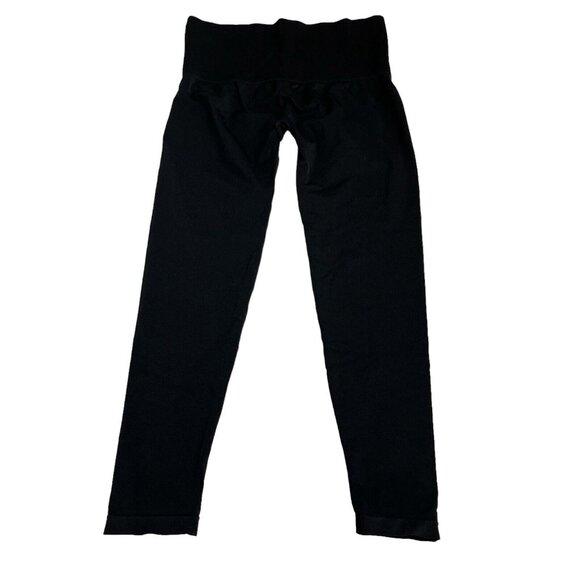 Assets by Spanx Leggings Womens‎ 1X Black High Waist Ankle Pant Classic Slimming - Picture 2 of 7